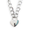 249142 - Heart Lock Collar - Just for you desires