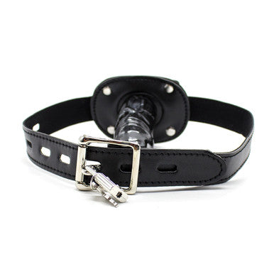 249161 - Short Penis Gag With Lock - Just for you desires