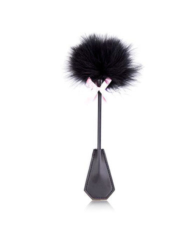 Leather Play Feather Tickler And Paddle - Just for you desires
