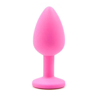 249379 - Gemmed Silicone Anal Plug - 2.8 Inch - Just for you desires