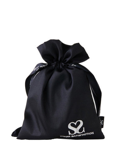 249840 - Share Satisfaction Satin Bag - Silver Thread 17.5 x 25cm - Just for you desires