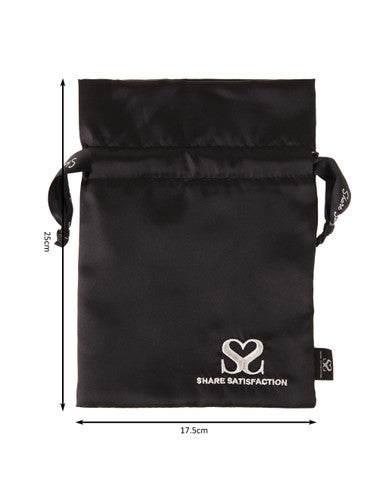 249840 - Share Satisfaction Satin Bag - Silver Thread 17.5 x 25cm - Just for you desires