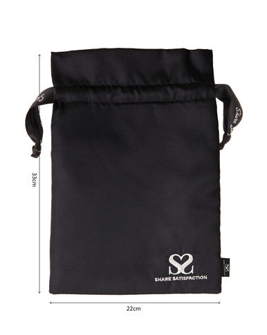249841 - Share Satisfaction Satin Bag - Silver Thread 22 x 33cm - Just for you desires