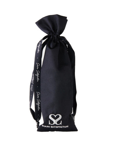 249842 - Share Satisfaction Satin Bag - Silver Thread 32 x 10cm - Just for you desires