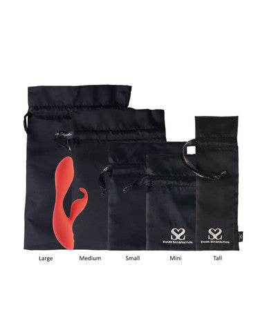 249842 - Share Satisfaction Satin Bag - Silver Thread 32 x 10cm - Just for you desires