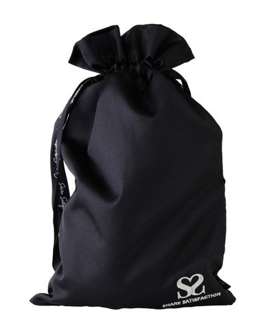 249843 - Share Satisfaction Satin Bag - Silver Thread 25 x 40cm - Just for you desires