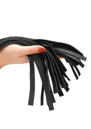 250090 - Sparkling Pointed Handle Leather Flogger - Just for you desires