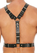 250252 - Twisted Bit Black Leather Harness - Just for you desires