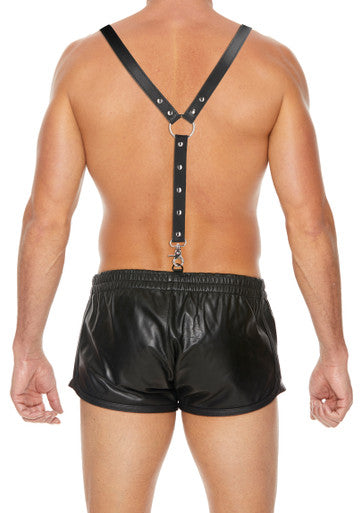 250254 - Men's Suspenders - Split Leather - Just for you desires