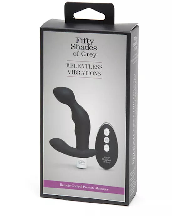 Fifty Shades of Grey Relentless Vibrations Remote Control Prostate Vibe - Just for you desires