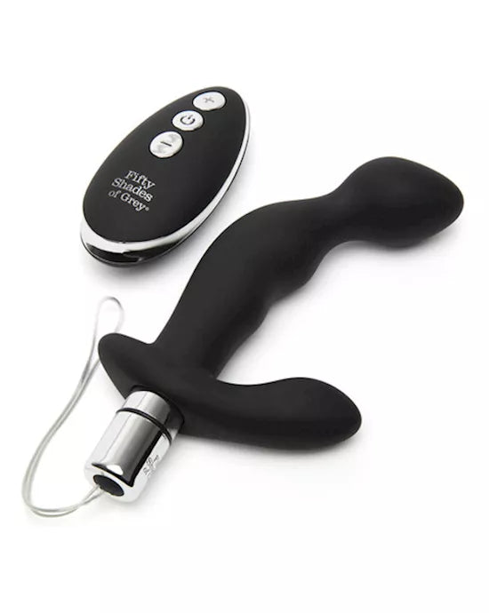 Fifty Shades of Grey Relentless Vibrations Remote Control Prostate Vibe - Just for you desires