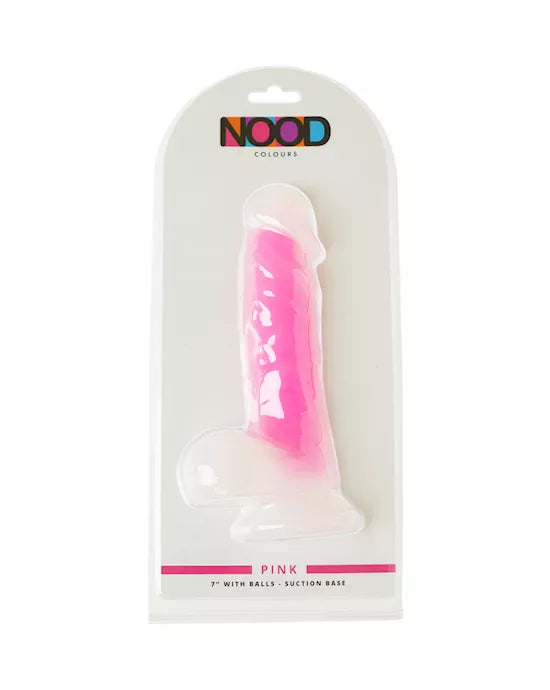 Nood Colours 7 Inch RealSkin Dildo - Just for you desires
