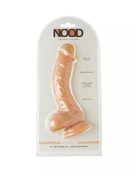 Nood 7 Inch RealSkin Dildo - Just for you desires