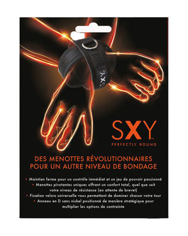 163329 - SXY Perfectly Bound Cross Cuffs - Just for you desires