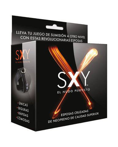 163329 - SXY Perfectly Bound Cross Cuffs - Just for you desires