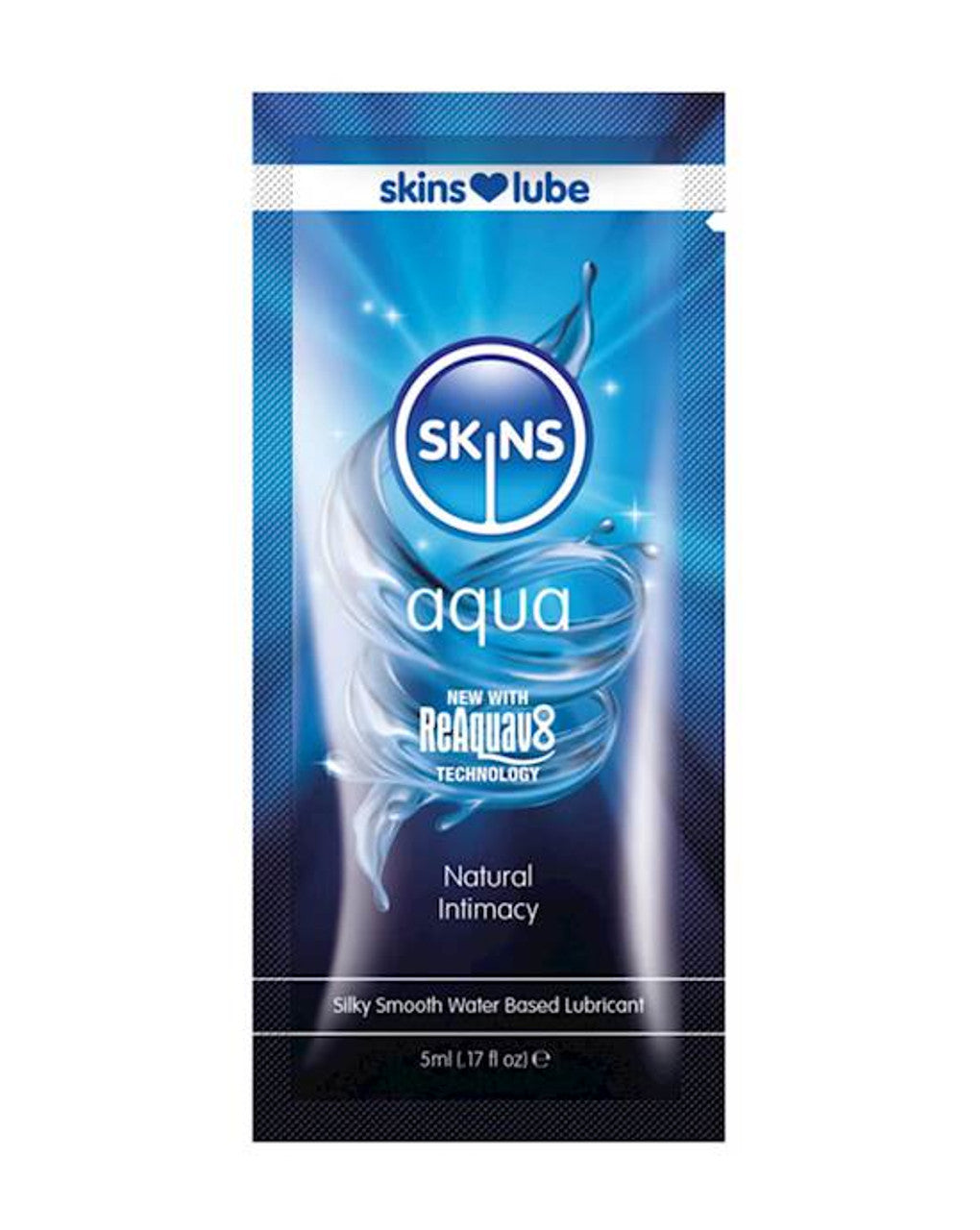 Skins Aqua Water Based Lubricant  5ml foil