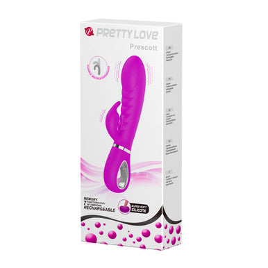 251861 - Prescott Rabbit Vibrator - 7.9 Inch - Just for you desires