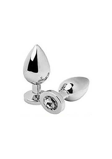 252058 - Jewelled Butt Plug Cubic Zirconium - 3.1 Inch - Just for you desires