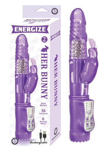 253630 - Energize Her Bunny Vibrator 2 - 9 Inch - Just for you desires