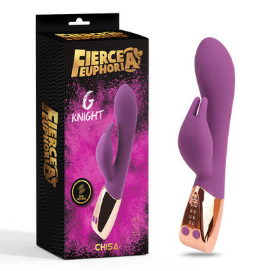 261442 - G Knight Rabbit Vibrator - 8 Inch - Just for you desires