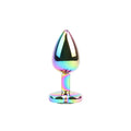 261463 - Rainbow Heart Butt Plug - 2.8 Inch - Just for you desires