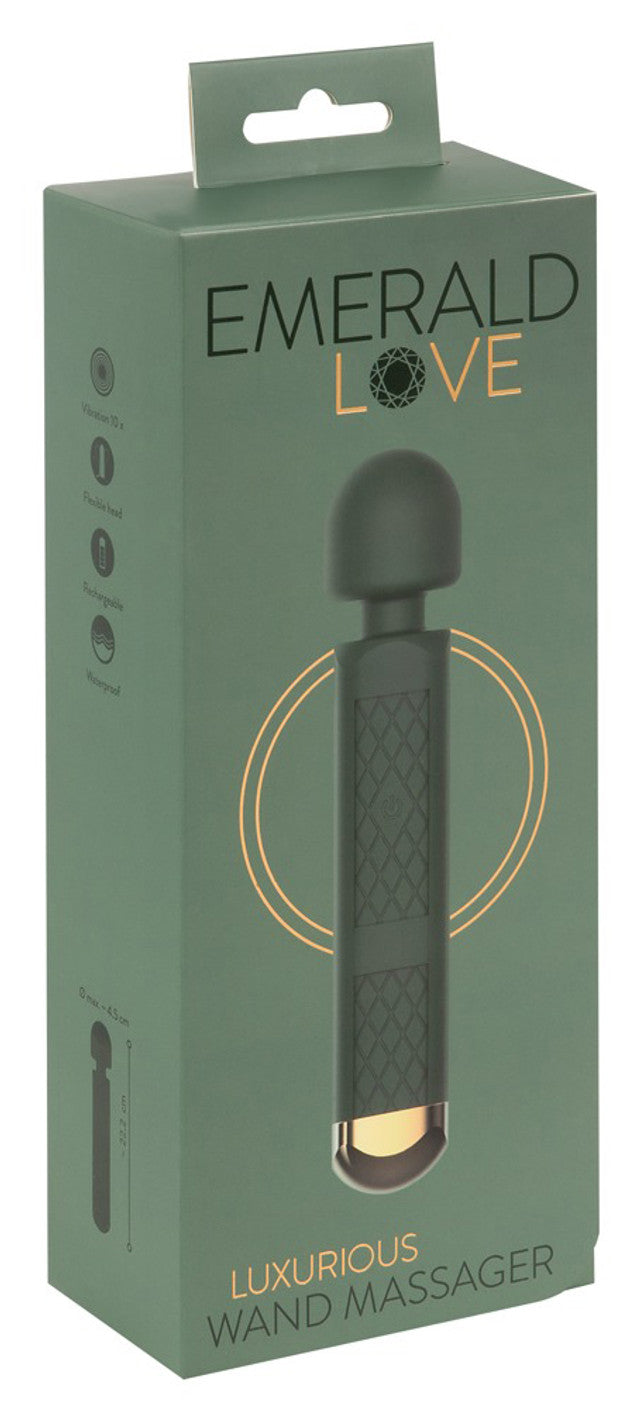 Emerald Love Luxurious Wand Massager - Just for you desires