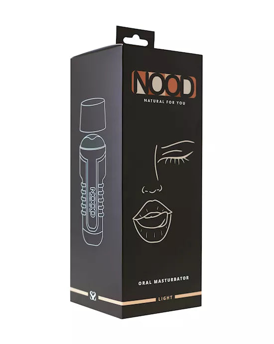 Nood Cased Masturbator - Oral - Light - Just for you desires