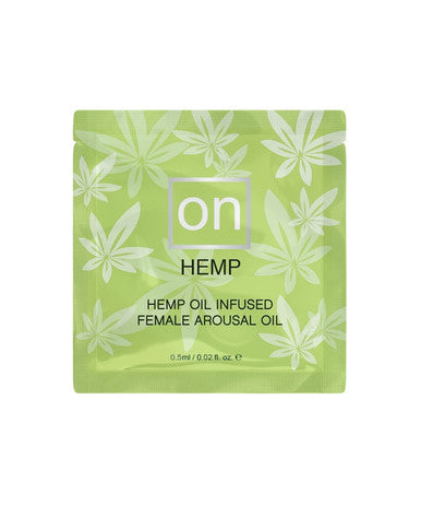 266021 - On For Her Hemp Infused Arousal Oil Hemp - Single Use Sachet - Just for you desires