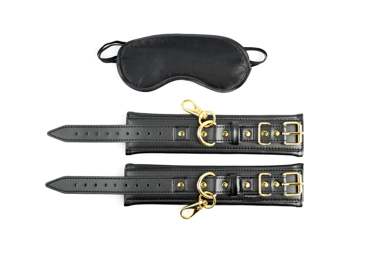 266597 - Cuffs And Blindfold Set - Special Edition - Just for you desires