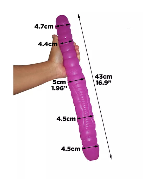 Ribbed Double Ended Dildo - Just for you desires