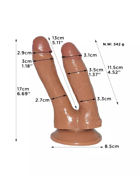 Crossed Swords Double Dildo - Just for you desires