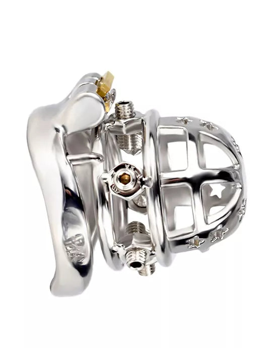 KinKi Solitary Confinement Chastity Cage - Just for you desires