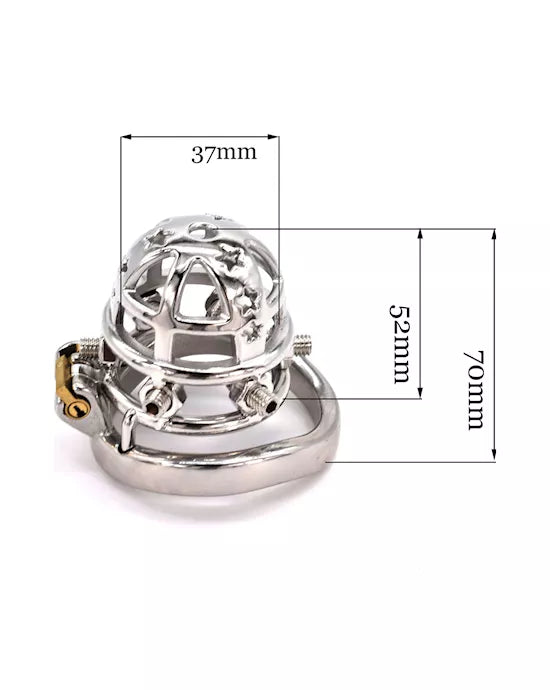KinKi Solitary Confinement Chastity Cage - Just for you desires