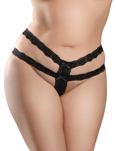 267673 - Hookup Panties Crotchless Secret Gem - Os/Xl - Just for you desires