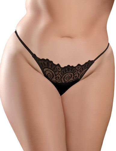 267683 - Hookup Panties Remote Lace Peek A Boo - Os/Xl - Just for you desires