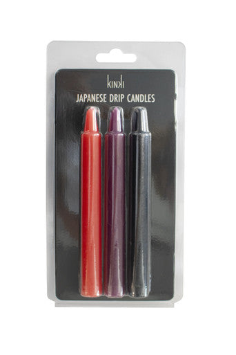 261489 - Kinki Japanese Drip Candles - Medium 3 Pack - Just for you desires