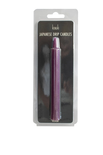 261495 - Kinki Japanese Drip Candles - Medium - Purple - Just for you desires