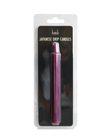 261495 - Kinki Japanese Drip Candles - Medium - Purple - Just for you desires