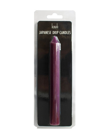261498 - Kinki Japanese Drip Candles - Large- Purple - Just for you desires
