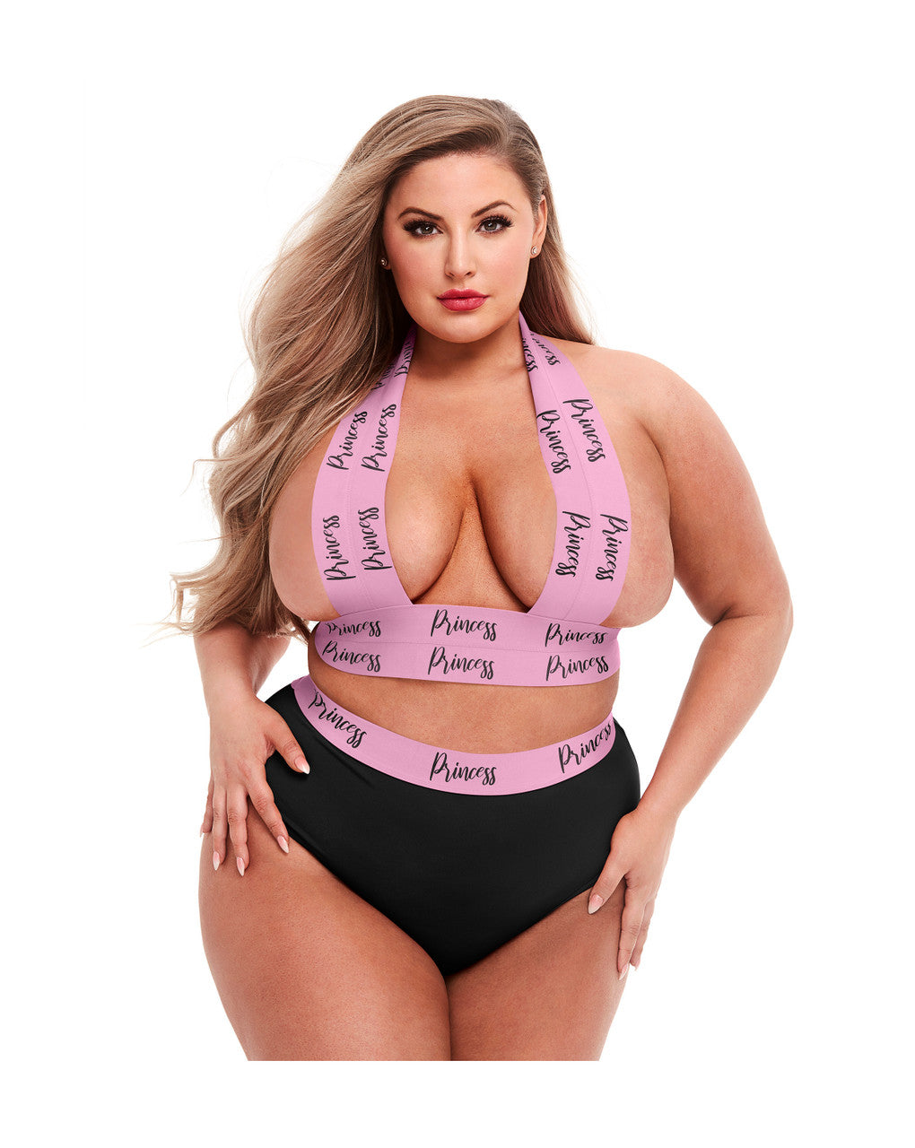 268799 - Princess Logo Strap Bra And Panty Set - Just for you desires