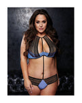 268848 - Keyhole Satin And Lace 2 Piece Set - Just for you desires