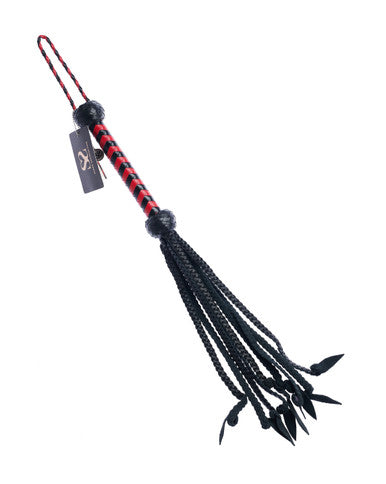 269021 - Bound X Braided Calf Leather Flogger - Just for you desires