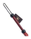 Bound X Leather Flogger with Spikes - Just for you desires