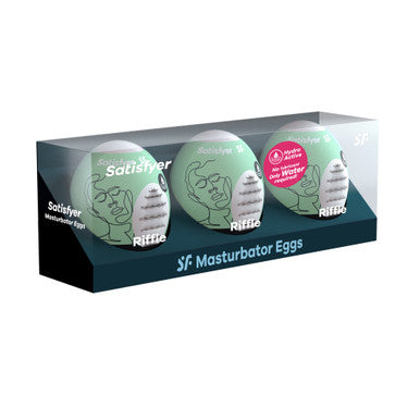 269765 - Satisfyer Masturbator Eggs - Set Of 3 - RiFetish Fantasyle - Just for you desires
