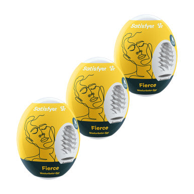 269766 - Satisfyer Masturbator Eggs - Set Of 3 - Fierce - Just for you desires