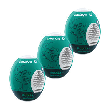 269768 - Satisfyer Masturbator Eggs - Set Of 3 - Naughty - Just for you desires