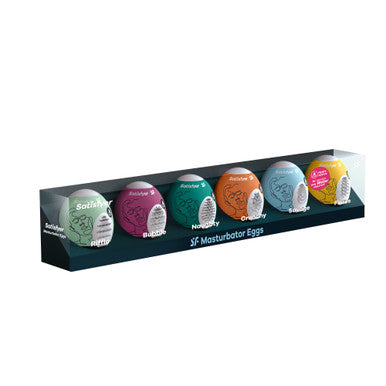 269771 - Satisfyer Masturbator Eggs - Set Of 6 - Just for you desires