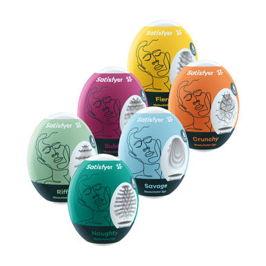 269771 - Satisfyer Masturbator Eggs - Set Of 6 - Just for you desires