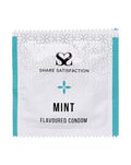 Share Satisfaction Mint Flavoured Condom - Single - Just for you desires