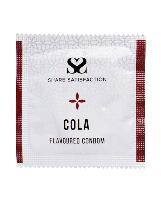 Share Satisfaction Cola Flavoured Condom - Single